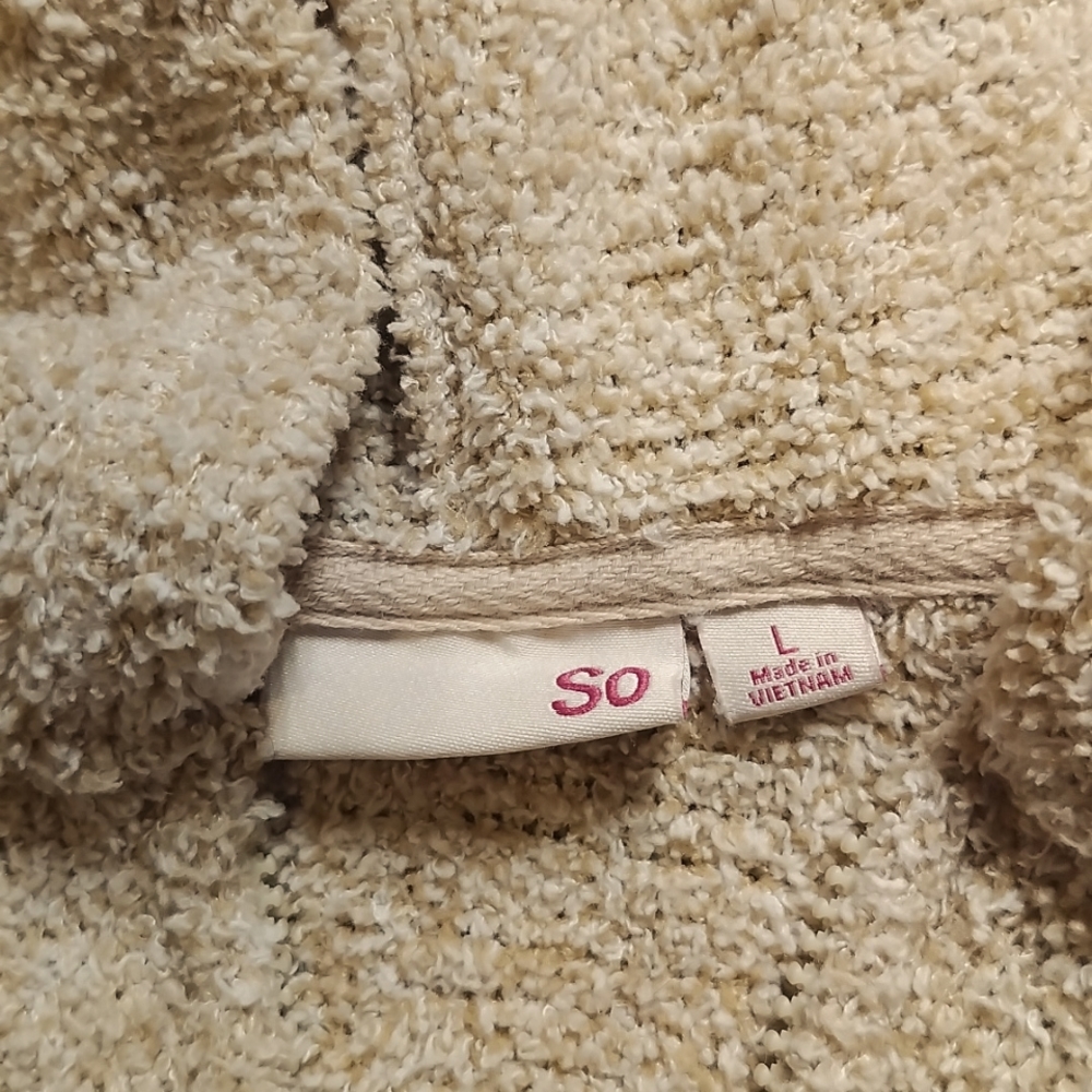 L SO cropped sweater